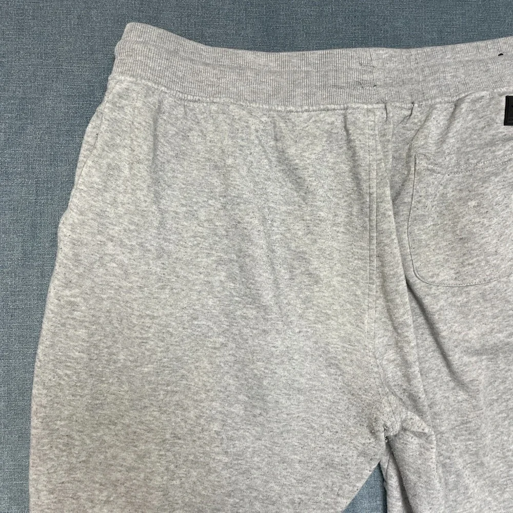 Southpole Sweat Shorts Mens 35 Gray Logo Slash Pockets Regular Fit Flat Front